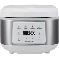 Panasonic SR-DA152WXE, Silver, Vit, 4 l, Keramiska, Knappar, 24 h, 1 m