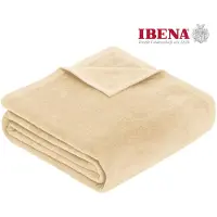 Ibena Plysch i enfrgad bomullsblandning Porto - Krm