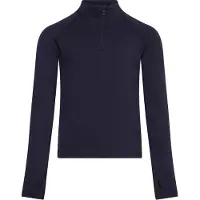 Icebreaker - Underställ barn - K Merino 260 Tech LS Half Zip Midnight Navy för UnisexUll - Barnstorlek 6 år - Marinblå