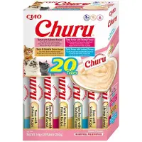 Inaba Churu Cat Cremy Seafood Varieties 20x14g