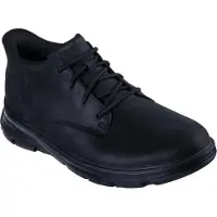 SKECHERS Arch Fit Garza Ridley Läder Herr Svarta Stövlar