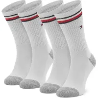 Tommy Hilfiger 2 Pack Global Stripe Ribbed Socks