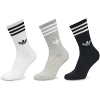 Adidas Originals 3-stripes High Crew Strumpor 3-pack, storlek 37-39