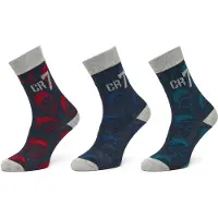 JBS Strumpor - 3-pack - CR7 - Svart/Grå - - 30/34 - Strumpor