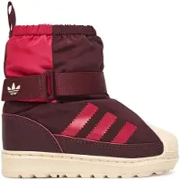Adidas Snöboots 'Superstar 360' kastanjebrun / röd / vit
