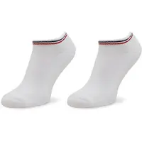 Tommy Hilfiger Ankelstrumpor - 2-pack - Sneakers - Vit - - 39/42 - Strumpor