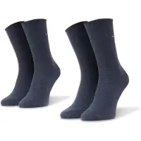 Tommy Hilfiger Strumpor - 2-pack - Casual - Blåmelerad - - 39/42 - Strumpor