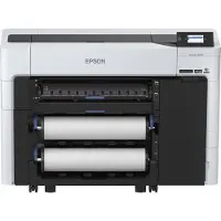 Epson SureColor SC-T3700DE - 24 storformatsskrivare - färg - bläckstråle - Rulle (61 cm) - 2 400 x 1 200 dpi - upp till 130 m2/h (mono)/ upp till 130 m2/h (färg) - USB, Wi-Fi, Gigabit LAN - kniv