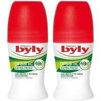 BYLY Deodorant Roll-On - Byly - ORGANIC EXTRA FRESH - 2-pack - Unisex - Vuxen