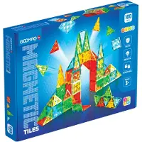 Geomag Tiles Gems magnetiskt byggset, 100 delar
