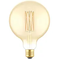 Creative Cables 2700k Golden Carbon Line Long Filament Globe 7w Led-lampa