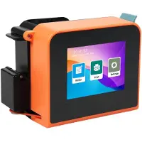 3d printing machine Bisofice mini handhållen skrivare Bärbar bläckstråleskrivare 600DPI High Definition Inkjet Code Printer orange