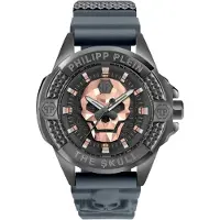 Philipp Plein PWAAA2324 The Skull Herrklocka 44mm grå