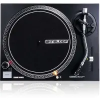 Reloop RP-1000 MK2, Remdriven DJ-skivtallrik, 33 1/3,45 RPM, 0,25%, 50 dB, 1 s, Likströmsmotor