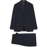BOSS Two-piece regular-fit suit in stretch wool