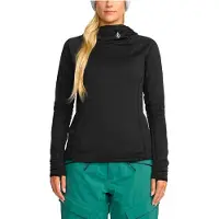 Volcom - Fleece dam - Gridlock Balaclava P/O W Black för Unisex - Storlek S - Svart
