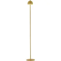 Schöner Wohnen LED-batteridriven golvlampa Bellis, Blommans magi IP54 dimbar, Gul / orange, Vardagsrum / matsal, Metall, Skandinavisk