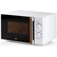 Domo DO2720 Mikrovågsugn Vit, Trä 700 W Timerfunktion