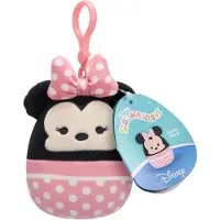 Squishmallows Väskhänge - 9 cm - Minnie Mouse - Klipp på - - One Size - Gosedjur