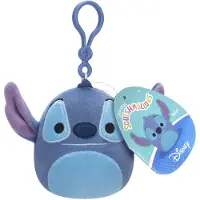Squishmallows Väskhänge - 9 cm - Disney Stitch - Klipp på - - One Size - Nyckelring
