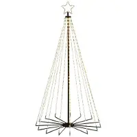 Konstsmide Metalljulgran, 515 amber LED