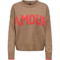 ONLY Tröjor ONLNEW AMOUR kvinnor - Brun - EU S