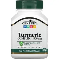 21st Century , Turmeric Complex, 500 mg, 60 Veggie Capsules