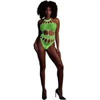 Ouch! Glow in The Dark Neongrön Body - Grön - One size - Grön