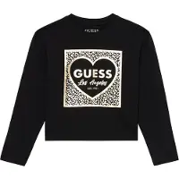 GUESS Långärmade T-shirts LS T SHIRT flickor - Svart - 16 ans