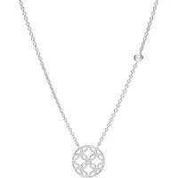 Fossil halsband Romantic Cut Out Sterling Silver Pendant Necklace JFS00527040