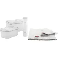 Zwilling Fresh+save Set Med Hällpip Och Lock Till Vakuumförpackare 2.3l 7 Enheter