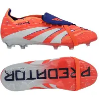 Adidas Predator Elite Fold-over Tongue Fg Coral Blaze - Orange/vit/beam Orange Barn - Gräs (Fg), storlek 31