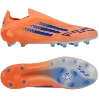 Adidas F50 Elite Laceless Ag Coral Blaze - Beam Orange/lucid Blue/vit - Konstgräs (Ag), storlek 48
