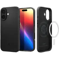 Spigen MagSafe-fodral med tunn passform för iPhone 17 - Svart
