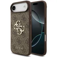 GUESS 4G Big Logo Fodral för iPhone 17 Air - Brun