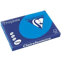 Clairefontaine 120g A3 papper | karibisk blå | 1381PC | 250 ark
