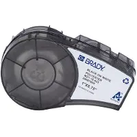 Brady M21-18-423 polyestertejp | svart text - vit tejp | 25,40mm x 19,05mm (original)