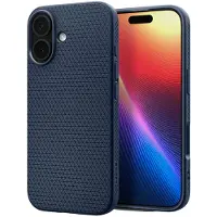 Spigen iPhone 17 Liquid Air TPU-Skal - Marinblå