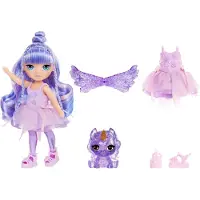 MGA Entertainment Rainbow High Littles Rainbow Fantasy Fairies Doll- Amethyst (purple), Modedocka, Honkoppling, 4 År, Pojke/flicka, 140 mm, Multifärg
