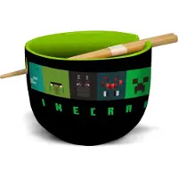 Stor Minecraft Ramenskål Med ätpinnar