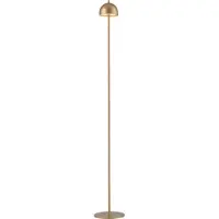 Schöner Wohnen LED-batteridriven golvlampa Bellis, guldfärgad, IP54 dimbar, Mässing / guld, Vardagsrum / matsal, Metall, Skandinavisk