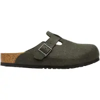 Birkenstock - Sandaler och flip-flops - Boston Wool Narrow Thyme för UnisexUll - Storlek 39 - Grön