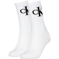 Calvin Klein 2 Pack Soft Cotton Stretch Crew Socks