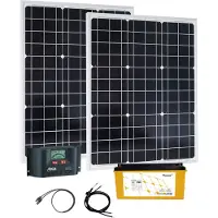 Phaesun Solar Rise Two 2.0 600078 Solcells-kit 100 W inkl. laddare