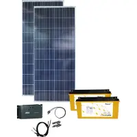 Phaesun Rise 600396 Solcells-kit 300 Wp inkl. laddare