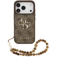GUESS Mobilskal För Iphone 17 Pro Med Rem Och Klassisk Logotyp 4g