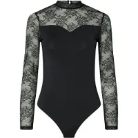 Pieces T-shirtbody 'PCMILLY' svart