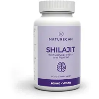 Naturecan Shilajit - 600mg per kapsel | med Ashwagandha och Piperine