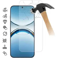 Mtp Products Oppo Find X8 Härdat Glas Skärmskydd - Case Friendly - Genomskinlig