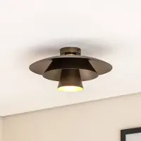 Luminex Taklampa Plato , dimbar, Aluminium / grå / zink, Vardagsrum / matsal, Metall, Modern, Taklampa